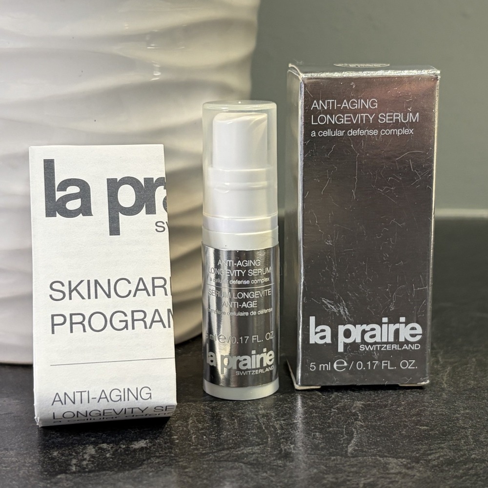 NEW La Prairie Anti Aging Longevity Serum Travel Size 5 ml / 0.17 oz VHTF